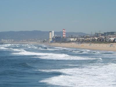 View of the FCC facility from the beach