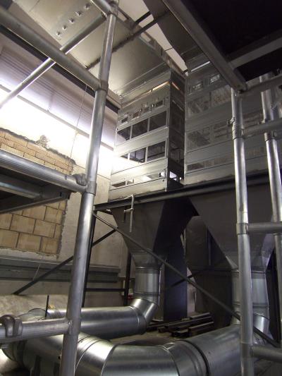 Physical flow model of the SCR unit