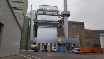 SCR unit as part of the cement plant