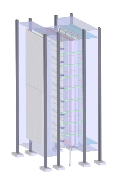 CAD model of the AIG inside the CCGT facility