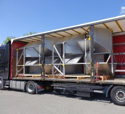 Large-scale, high gas temperature static mixer ready to be delivered (Flowte-C)