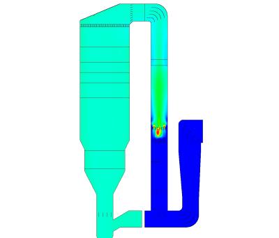 DeNOx SCR-unit (CFD plot)