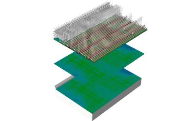 CFD simulation of the SCR unit (NH3/NOx)