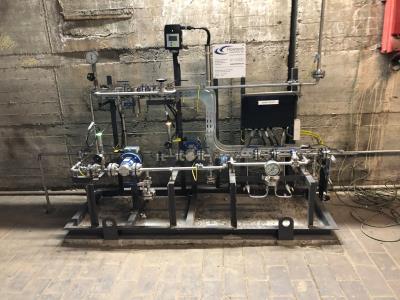 Ammonia control skid