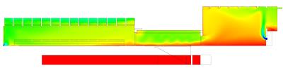 Relative humidity of the moist air in the hall