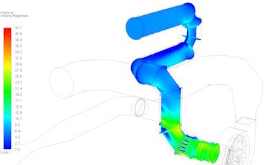 CFD optimization prior to retrofit (suction side)
