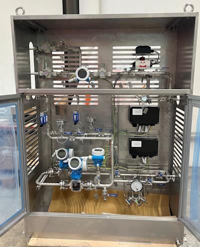 Ammonia flow control unit